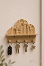 Appendi chiavi da parete stile boho