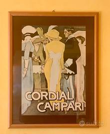 Graziosa stampa liberty Cordial Campari Dudovich