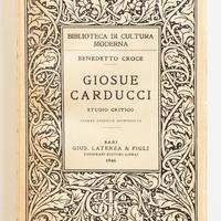 Giosuè Carducci : studio critico / Benedetto Croce
