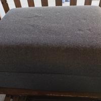 Pouf poggiapiedi contenitore ikea