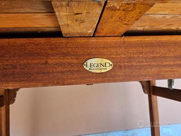 tavolo da giardino con 4 sedie