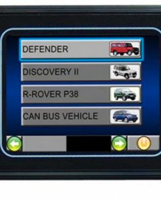 Nanocom per Land Rover. Diagnosi