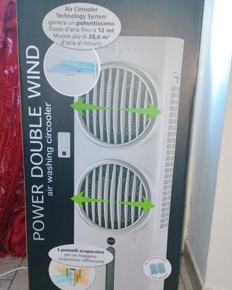 Raffrescatore evaporativo Macom Power Double Wind