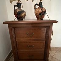 Comodino in legno vintage
