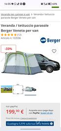 VERANDA TENDA FURGONE