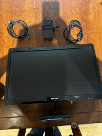 Monitor computer philips 24 pollici funzionante