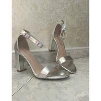 Donna Tacco Sandali Moda Sandalo con Fibbie