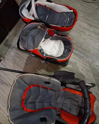 Trio Chicco passeggino carrozzina e ovetto