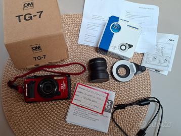 olympus om systems Tg-7 nuova kit completo