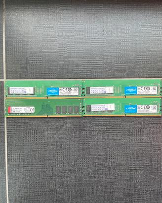 RAM DDR1 DDR2 DDR3 DDR4