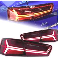 FANALI AUDI A6 C7 11-14 ROSSI CON FRECCIA A LED DI