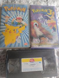 3 VHS di Pokémon 
