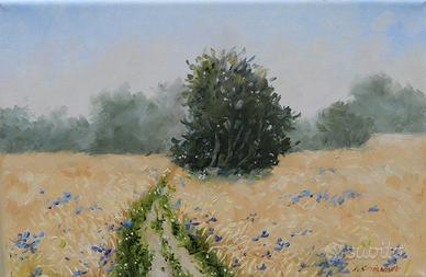 Dipinto olio su tela Paesaggio 30x20