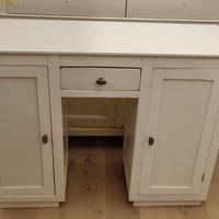 SCRITTOIO FINE 800/INIZI 900 LACCATO BIANCO