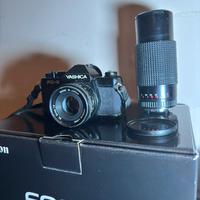 Yashica fx3 con 50mm + 50-150