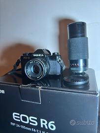 Yashica fx3 con 50mm + 50-150