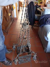 Lampadario antico fine '800 altezza cm 110