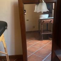 Specchio vintage con lampada