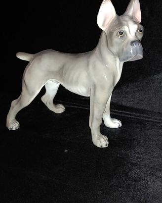 Boxer in porcellana vintage Zaccagnini