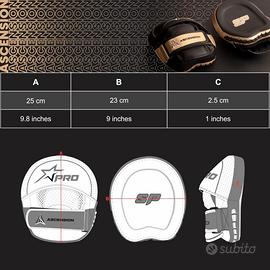 Guanti da boxe curvi premium