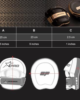 Guanti da boxe curvi premium