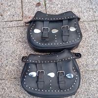 coppia di borse originali Harley-Davidson softail