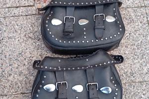 coppia di borse originali Harley-Davidson softail