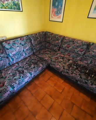 Divano ad angolo sfoderabile. 3 pezzi .