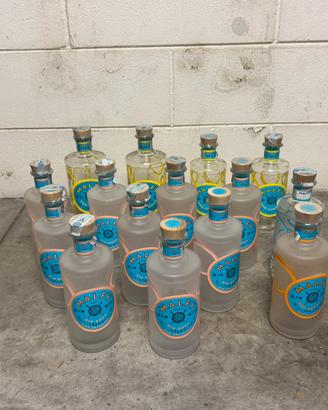 Bottiglie gin vuote Malfy gin