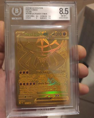 mega Zygarde ex 124/088 raro Gold BGS 8.5