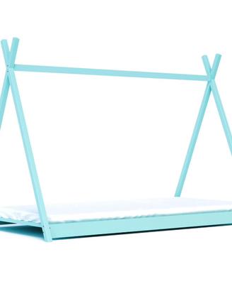 letto montessori verde acqua
