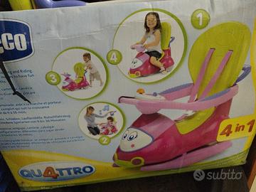 Giocattolo cavalcabile per bambina Chicco quattro.