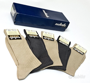 6 PAIA CALZE CORTE UOMO *MALERBA COTONE_SCONTO 30%