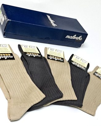 6 PAIA CALZE CORTE UOMO *MALERBA COTONE_SCONTO 30%