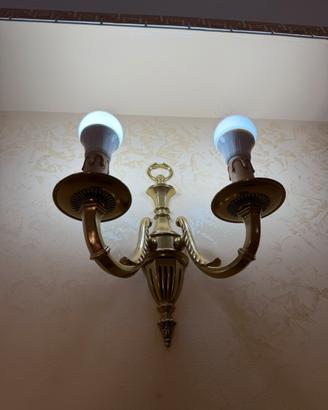 Set 8 applique ottone dorato stile impero