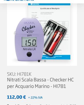 hanna fotometro nitrati