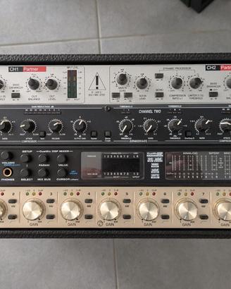Rack studio di registrazione Motu / dbx / Alto