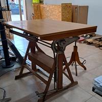 Tavolo da disegno vintage