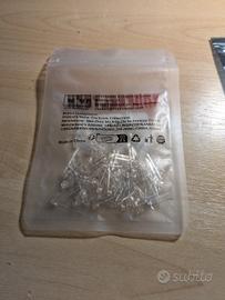 Diodi led luce gialla 3 mm 2 V 20 mA