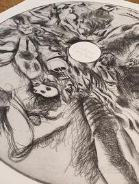 Adolfo Frohner acquaforte teschio timbro firma