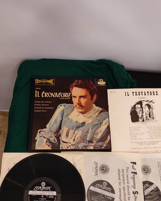 Il Trovatore cofanetto Vinile vintage 3 33 giri