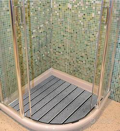 Pedana per doccia angolare 64 cm