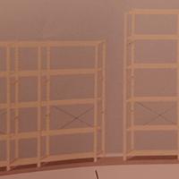 Scaffalatura in legno