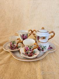 set da tè in miniatura