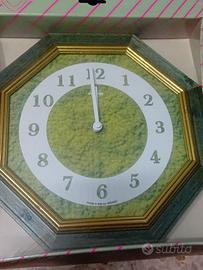 Orologio da parete Virtime in legno massello