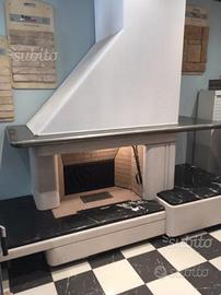 Camino PALAZZETTI ATENE totale inc marmo ne