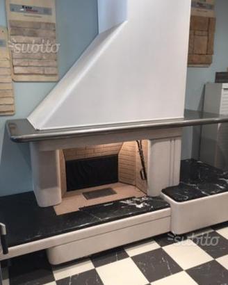 Camino PALAZZETTI ATENE totale inc marmo ne