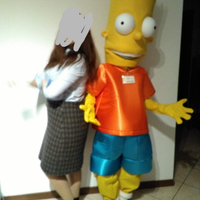 Mascotte Bart Simpson