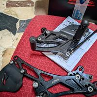 PEDANE arretrate VALTERMOTO CBR 1000 RR 2004 2007