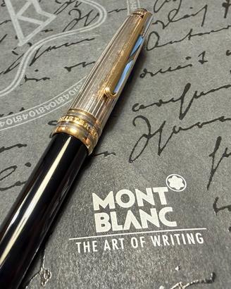 Penna Montblanc argento ed oro